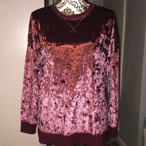 2/15$ Soft Velour top